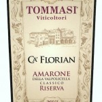 etichetta vino Amarone Tommasi Ca' Florian 