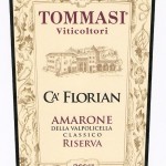 etichetta vino Amarone Tommasi Ca' Florian 