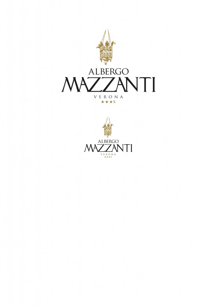 illustrazione per marchio logotipo Albergo Mazzanti