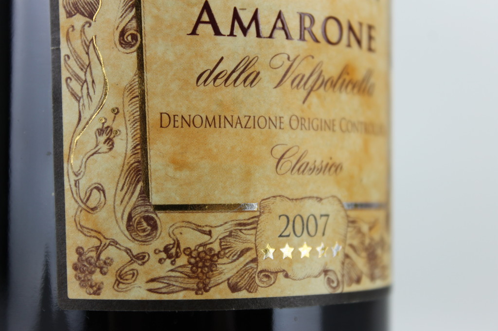 etichetta vino amarone Tommasi Ca' Florian